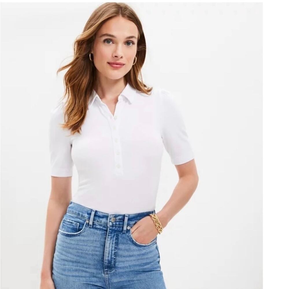 White polo shirt from The Lott in XL